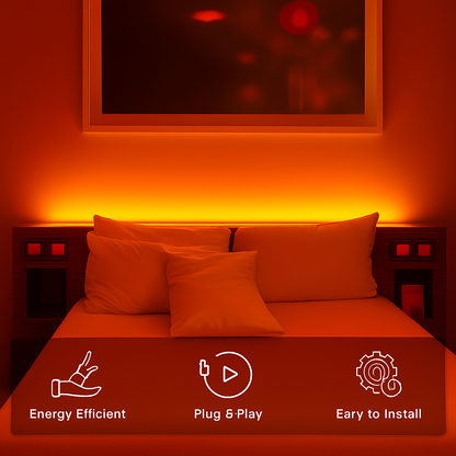 9M Amber Ambient Rope Light