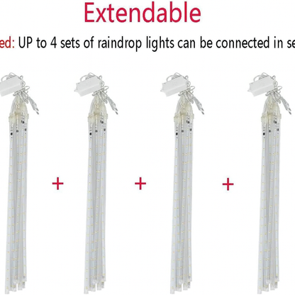 8 Multi Meteor Shower LED Lights