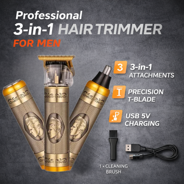 Professional 3-in-1 Hair Trimmer for men