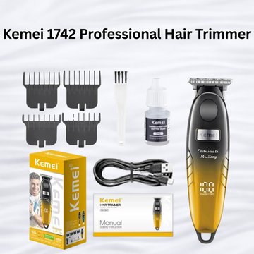 Kemei 1742 Professional Stainless Steel Hair Trimmer