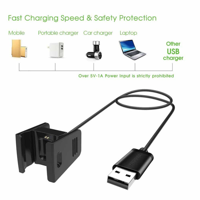 USB Clip Charger  for Fitbit Charge 2 / Charge 2 HR