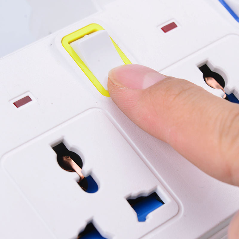 3-Socket Power Strip with 3 USB Charging Ports | Fireproof and High Safety