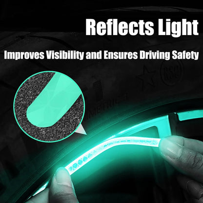 Luminous Wheel Rim Stickers 20pcs for Cars