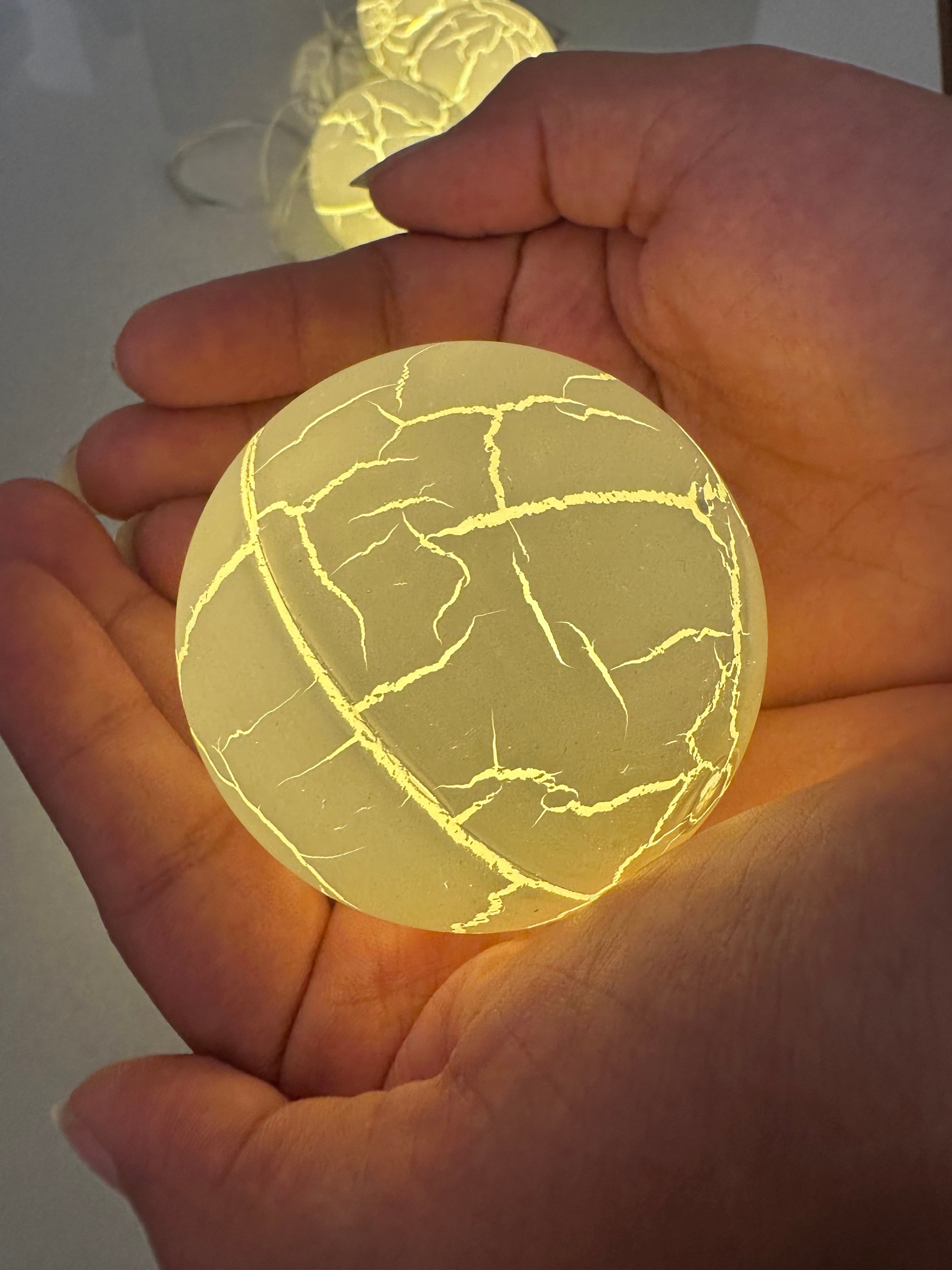 Glowing Elegance 3m Cotton Ball Lights 10 Warm White LEDs