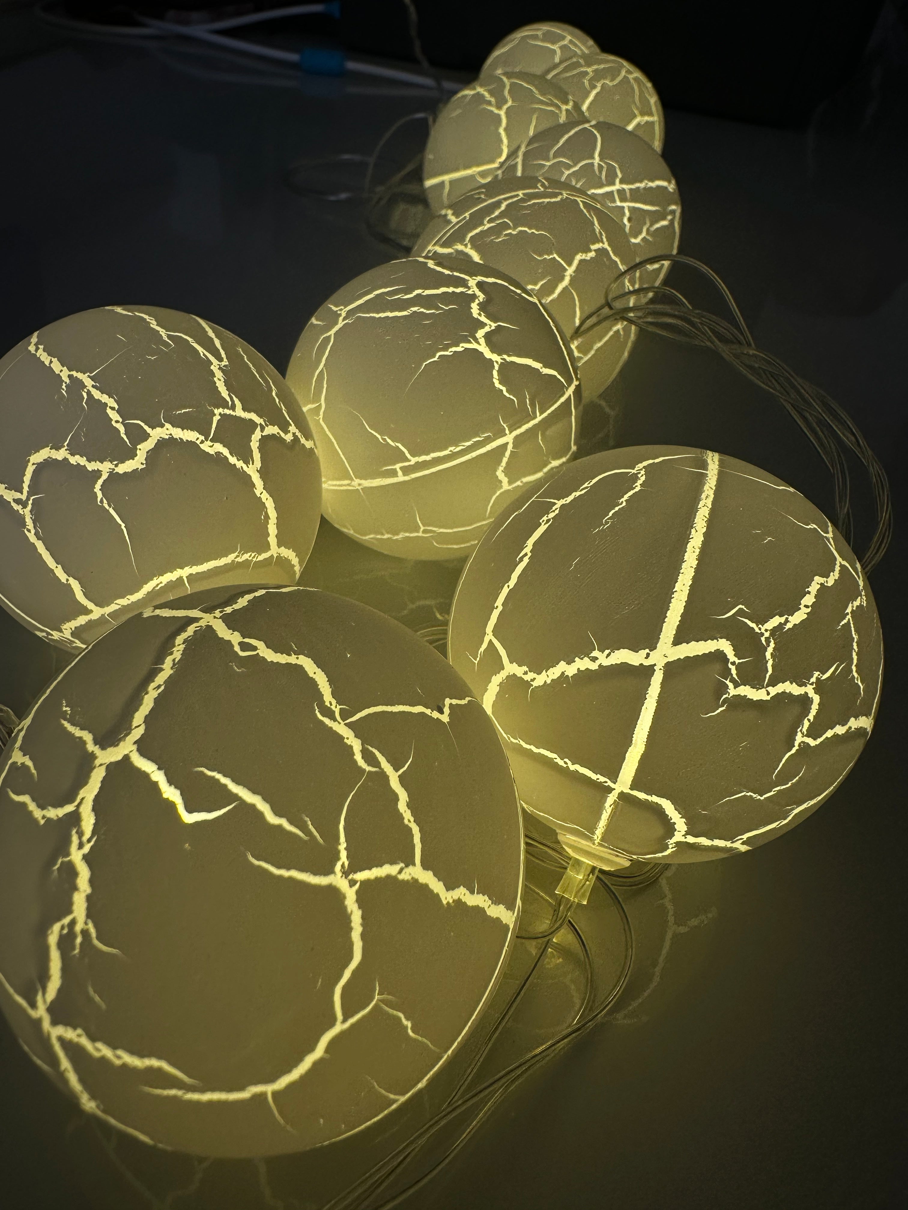 Glowing Elegance 3m Cotton Ball Lights 10 Warm White LEDs