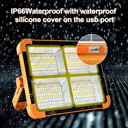 100W Solar Light Outdoor Waterproof LED Rechargeable