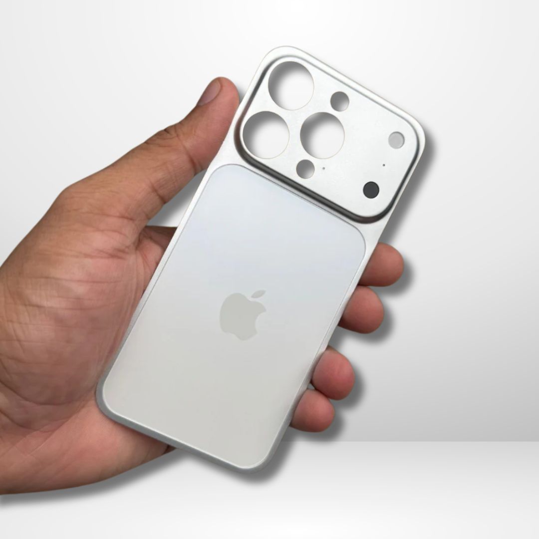 Converter Aluminum Back Plate | Skin Peel & Stick | Upgrade Kit for iPhone 13/14/15/16 Series