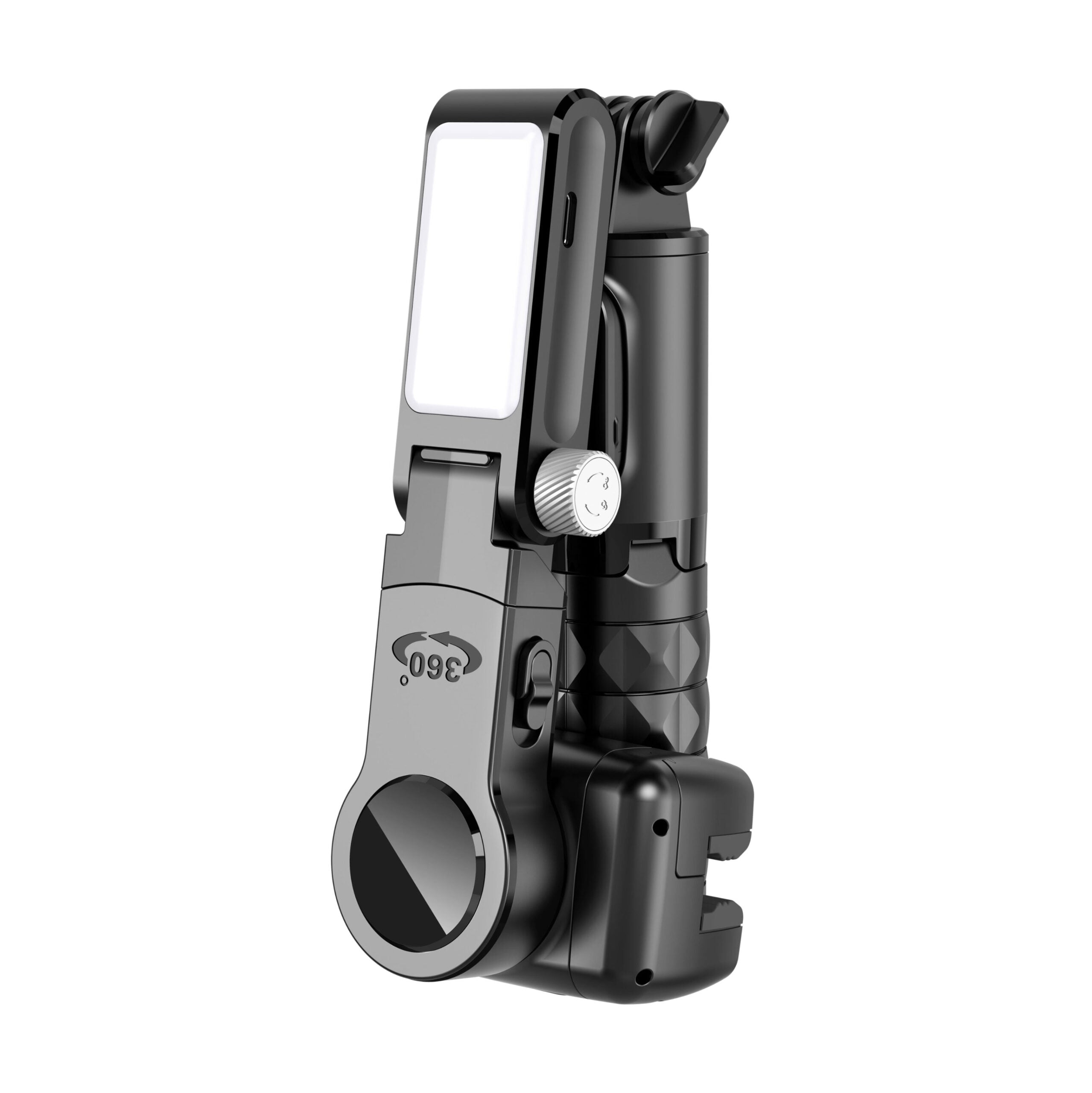 Gimbal Q18 Stabilizer Desktop Following The Shooting Mode Smartphone Selfie Stick Tripod with Fill Light for Android iOS