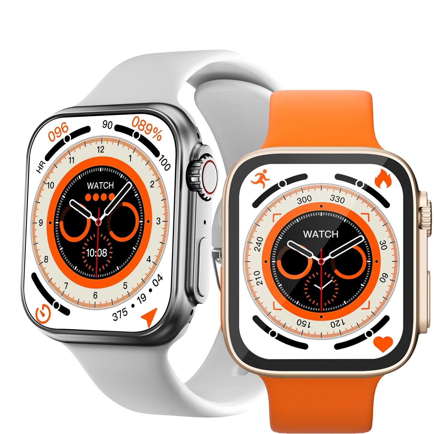 8Ultra Max Smartwatch | 45 mm | Dual Straps | With Scrolling And Wireless Charger