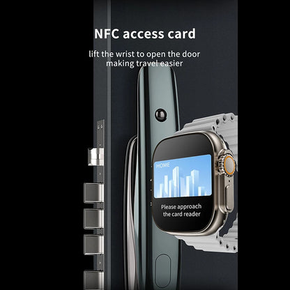 8Ultra Max Smartwatch | 45 mm | Dual Straps | With Scrolling And Wireless Charger