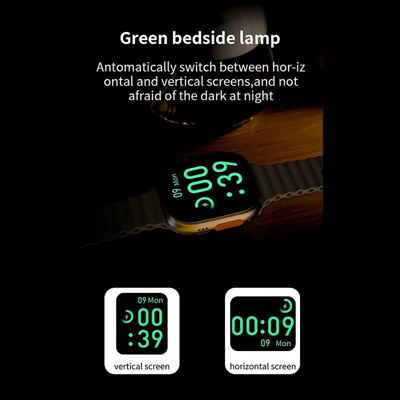 8Ultra Max Smartwatch | 45 mm | Dual Straps | With Scrolling And Wireless Charger