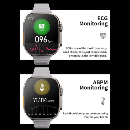 8Ultra Max Smartwatch | 45 mm | Dual Straps | With Scrolling And Wireless Charger
