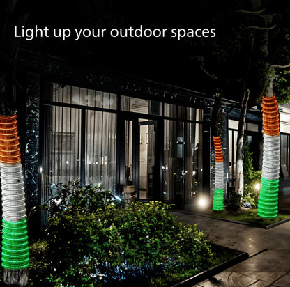 Indian Flag Tri Color Theme LED Rope