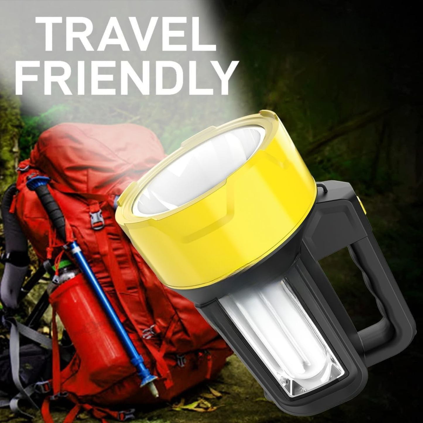 100W Rechargeable Searchlight Dual Beam 6 Hrs