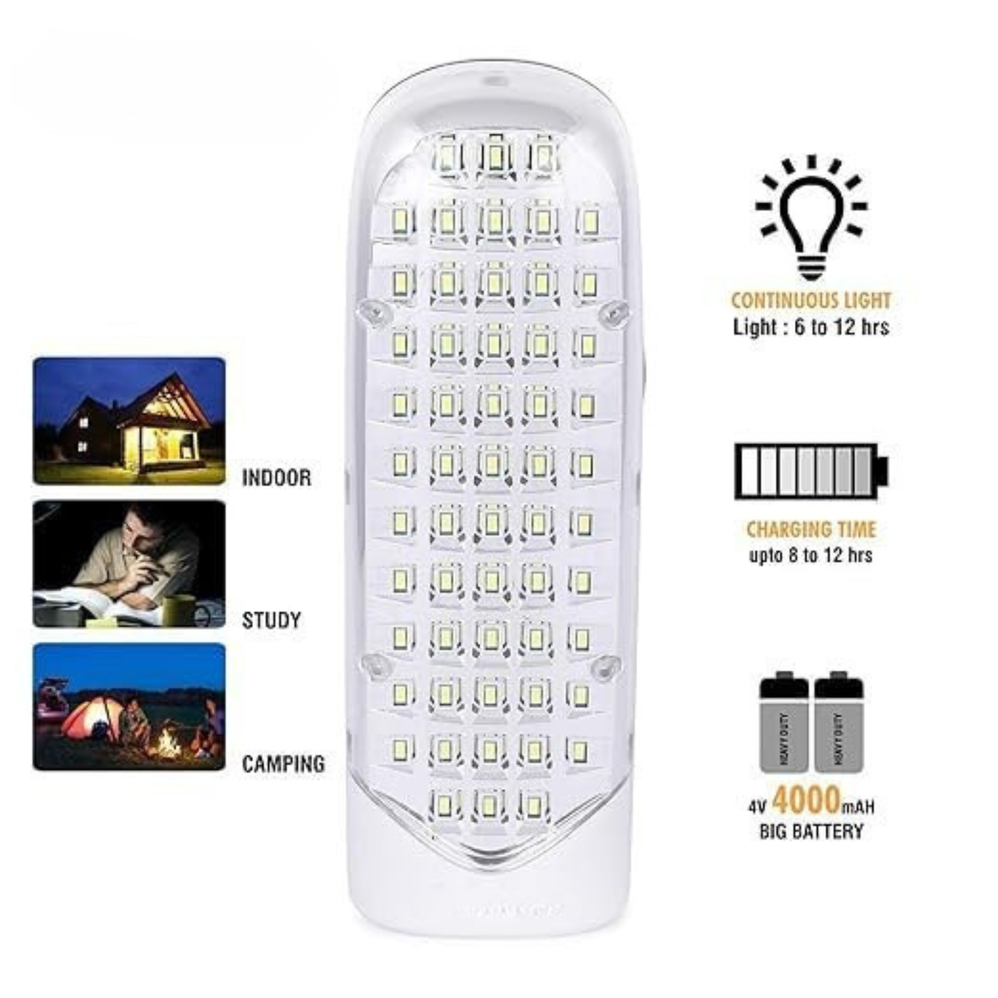 56 SMD Rechargeable Emergency Light 6 Hrs