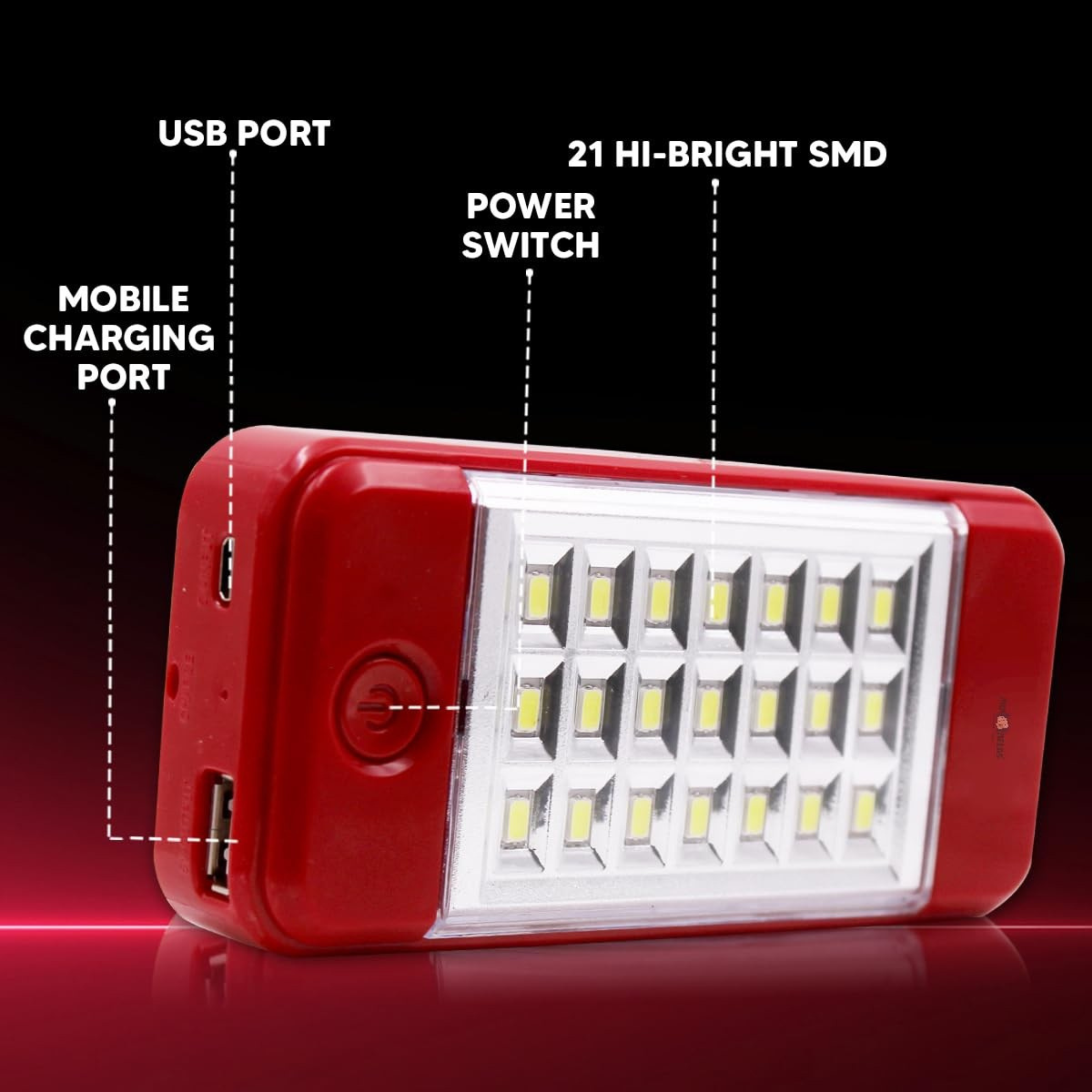 21 SMD Solar Light 4 Modes 10