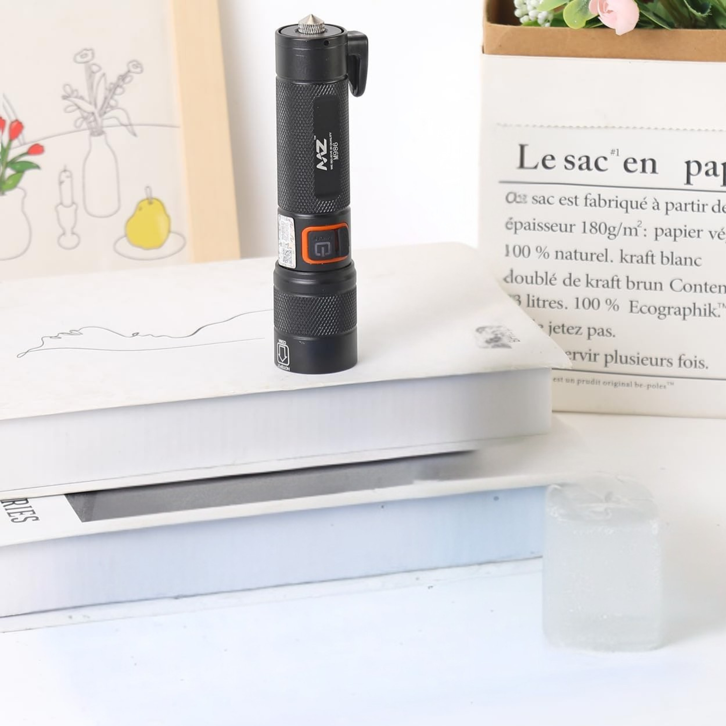 100W Type-C Tactical LED Flashlight