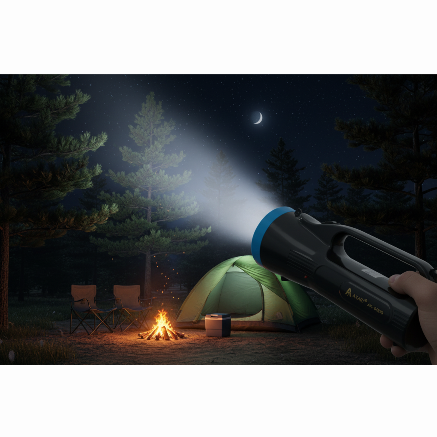 100W Laser LED Searchlight Dual Beam Top(Top + 24 SMD),