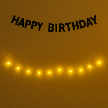 Small Golden Bulb LED String Lights