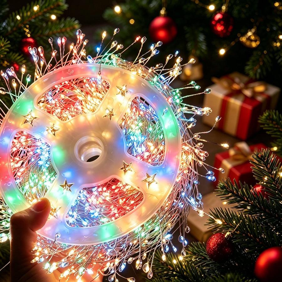 300 LED RGBP Fairy String Light Reel – 10 Meter Multicolor Decorative Lights