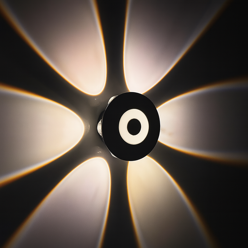 6-Way Warm White Elevation Wall Light – Architectural Outdoor Glow