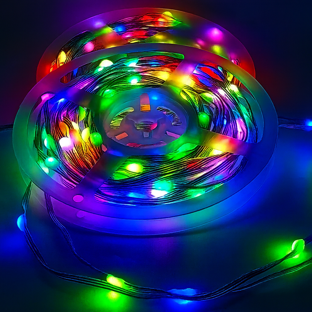 8m Waterproof LED Fairy Lights Music Sync
