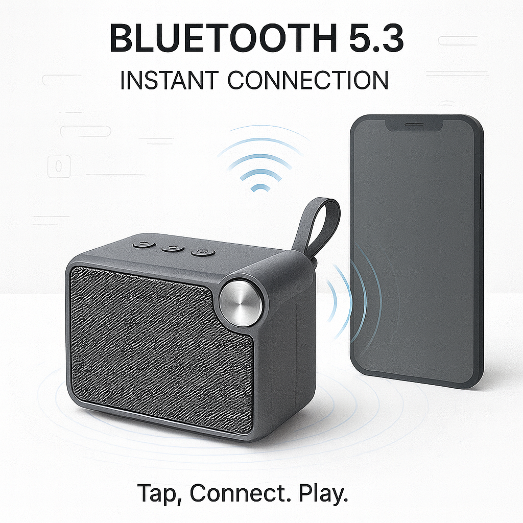 Aureon GoldWave 10W Wireless Bluetooth Speaker Radio