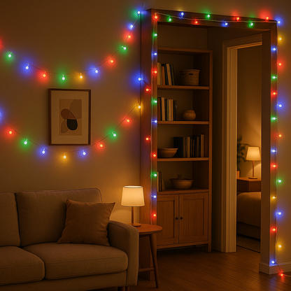 Gel Wire-Multi Fairy String Light 8mm Blub - 45M