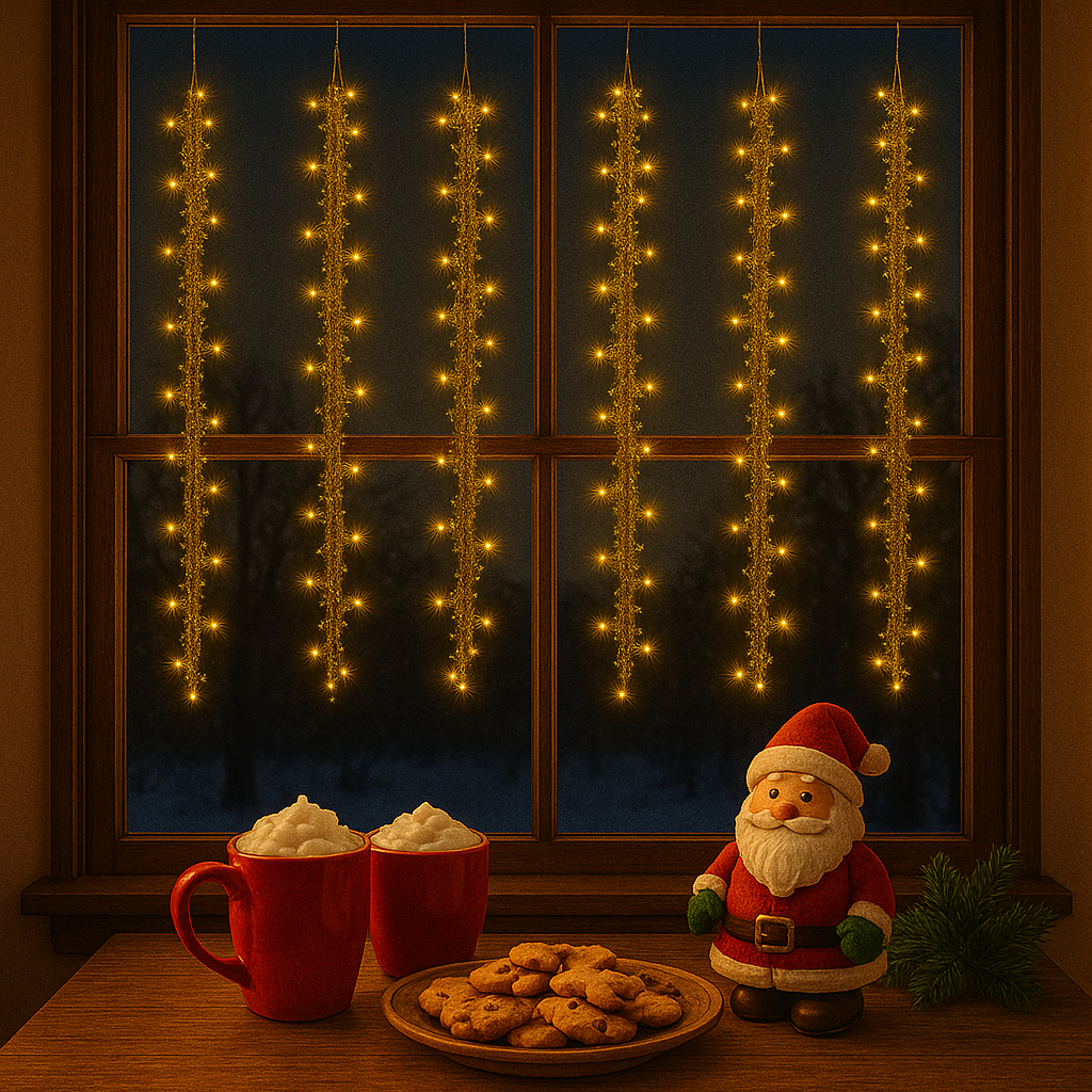 Sparkling Curtain LED String Lights