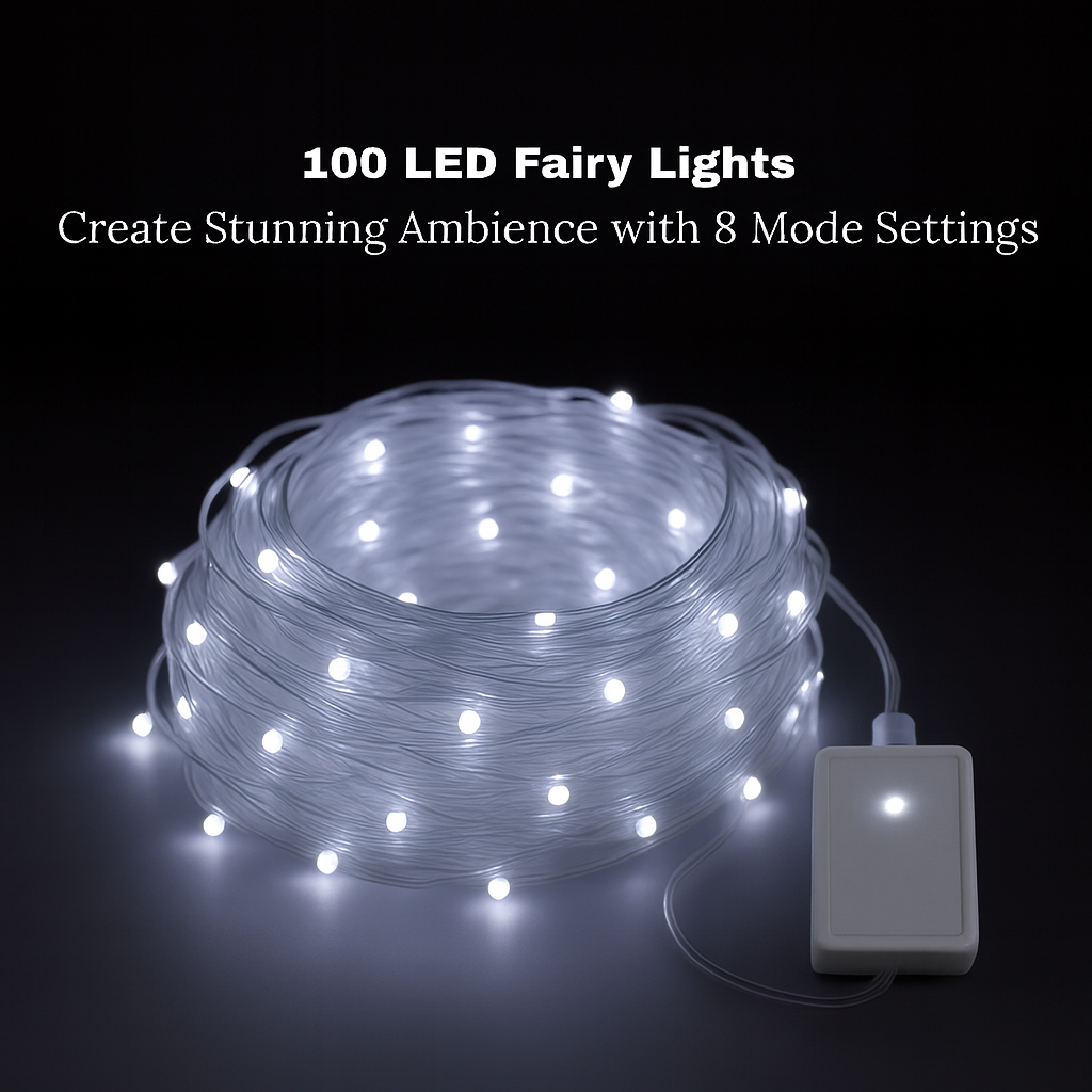 100-LED Multicolor Christmas Fairy Lights