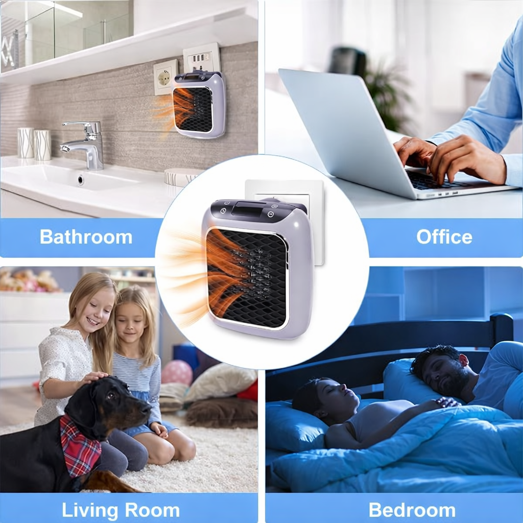 800W Plug-In Mini Personal Heater