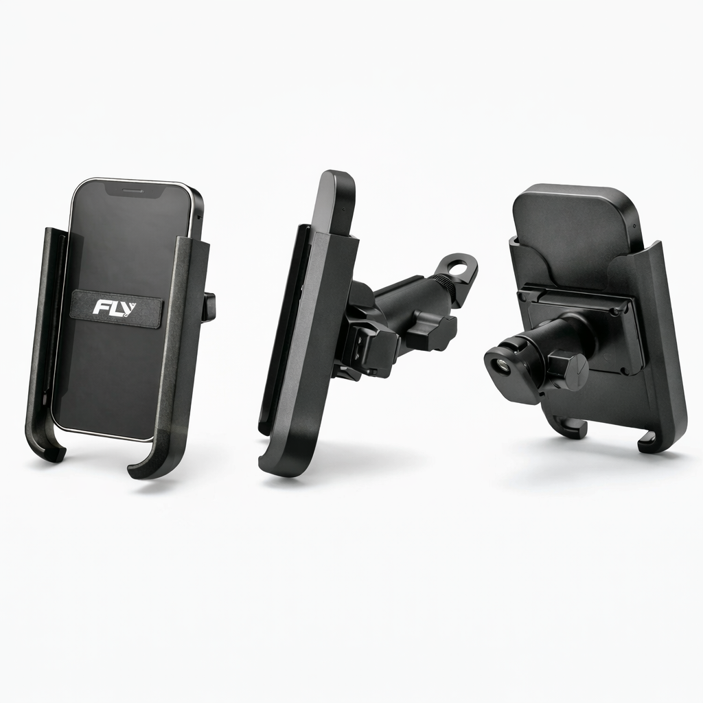 Metal Bike/scooty Phone Holder with 360° Rotation