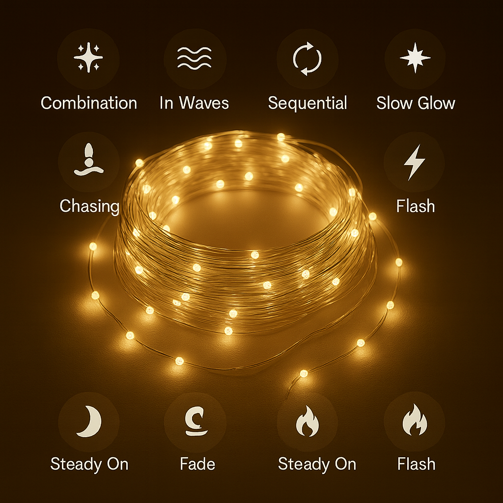 100-LED Multicolor Christmas Fairy Lights