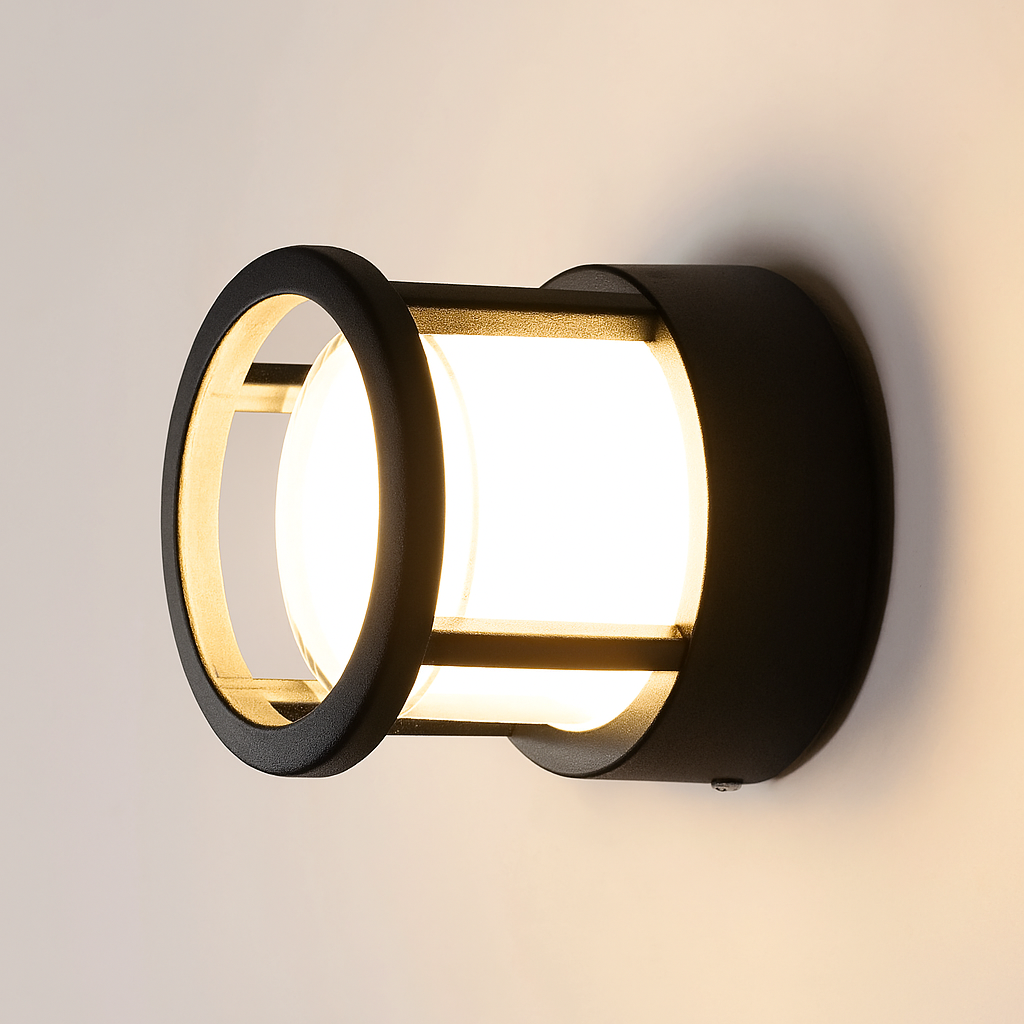 Round LED Wall Light – Indoor & Outdoor Decorative Lighting