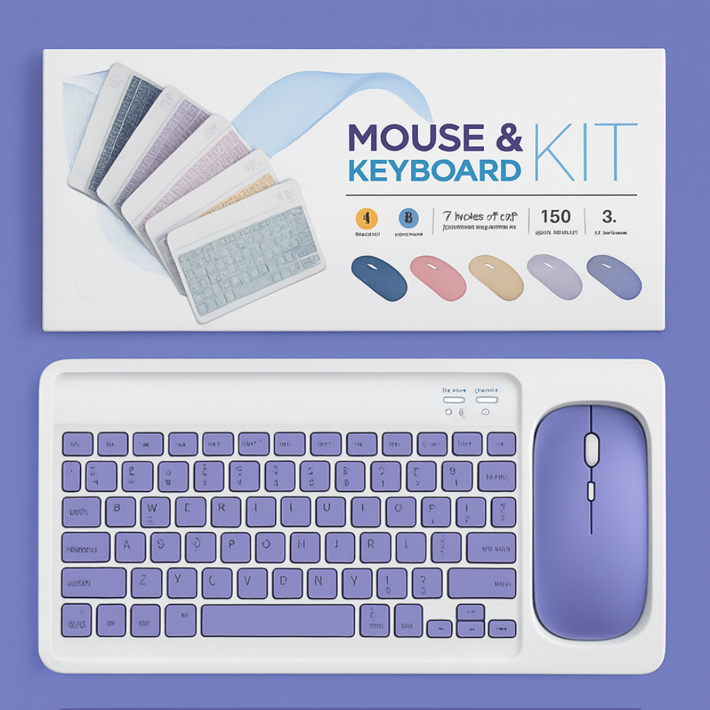 Mini Bluetooth Keyboard and Mouse Combo