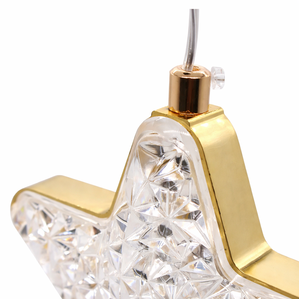 Crystal Star Pendant Light — Single Piece (1 Ft)