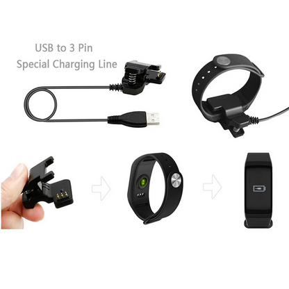 Charging Cable For 3 pin Smart Watch charger