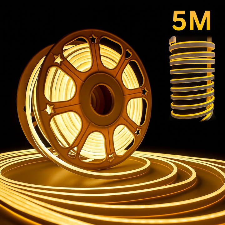 12MM THICK 220V SMD Warm Neon Rope Light