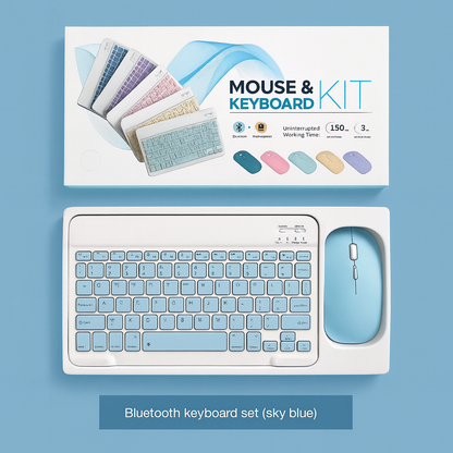 Mini Bluetooth Keyboard and Mouse Combo