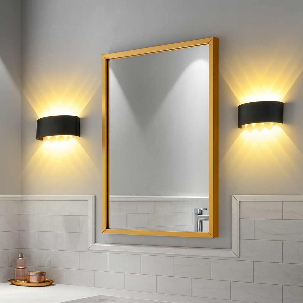 8W Modern Aluminium LED Wall Light – Warm White