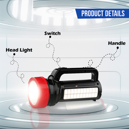 100W Tower Light — Dual-Sided (Top 100W LED + Bottom 24-SMD)