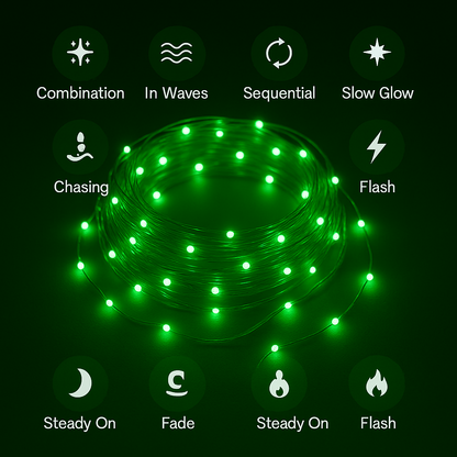 100-LED Multicolor Christmas Fairy Lights