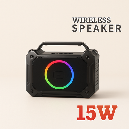 15W RGB Portable Bluetooth Speaker