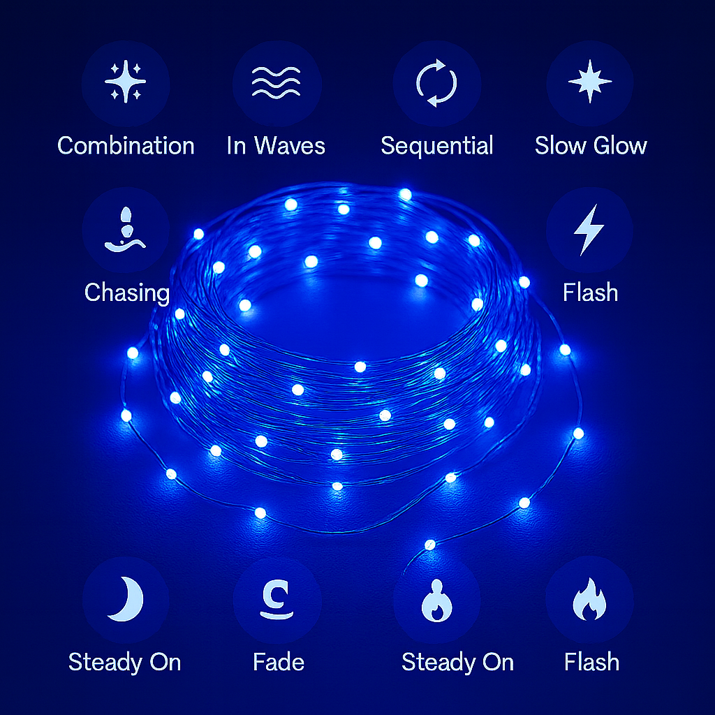 100-LED Multicolor Christmas Fairy Lights