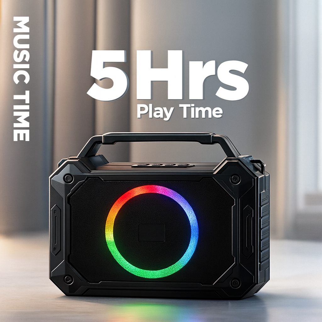 15W RGB Portable Bluetooth Speaker