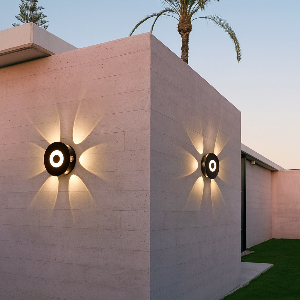 6-Way Warm White Elevation Wall Light – Architectural Outdoor Glow