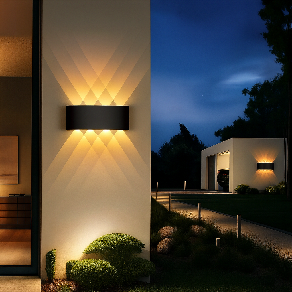 8W Modern Aluminium LED Wall Light – Warm White