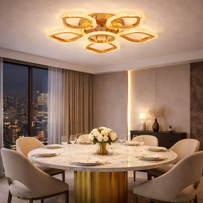 Leaf Ring LED Jhumar — 500mm (20 Inch)