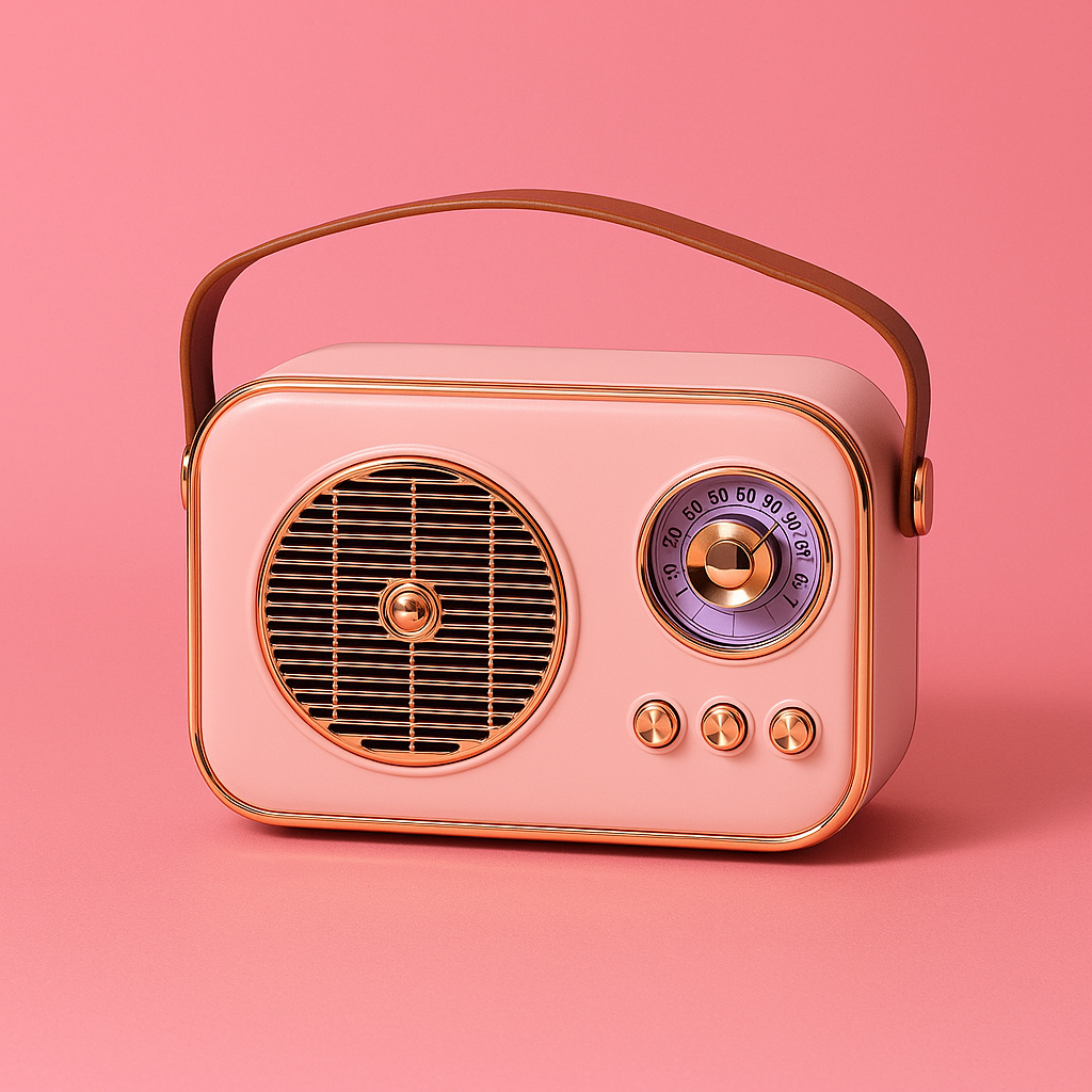 SonicOrb RetroWave 15W Bluetooth Speaker Deep Bass