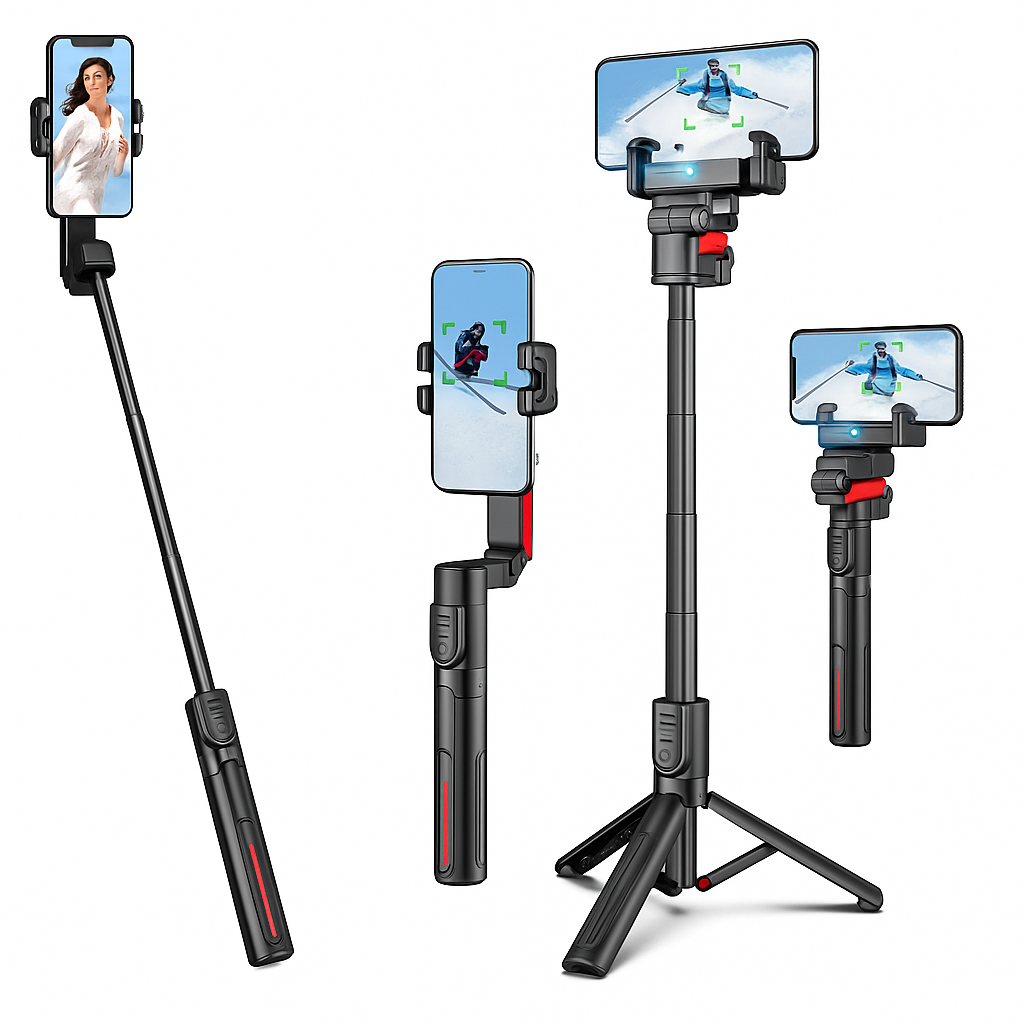 360 Smart Tracking Selfie Stick Tripod Wireless